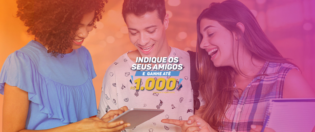 3 amigos indicados pelo programa indique um amigo da unit pe