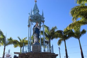 Imagem da Santa localizada no Morro da Conceição