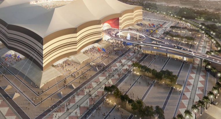 O estádio Al Bayt, que foi palco para a abertura da Copa do Mundo 2022, no Qatar: campeonato reúne e congrega torcedores de todo o mundo (LOC Fifa World Cup 2022/Agência Brasil)