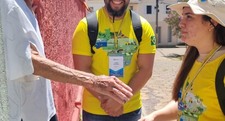 Alunos em campo no Projeto Rodon