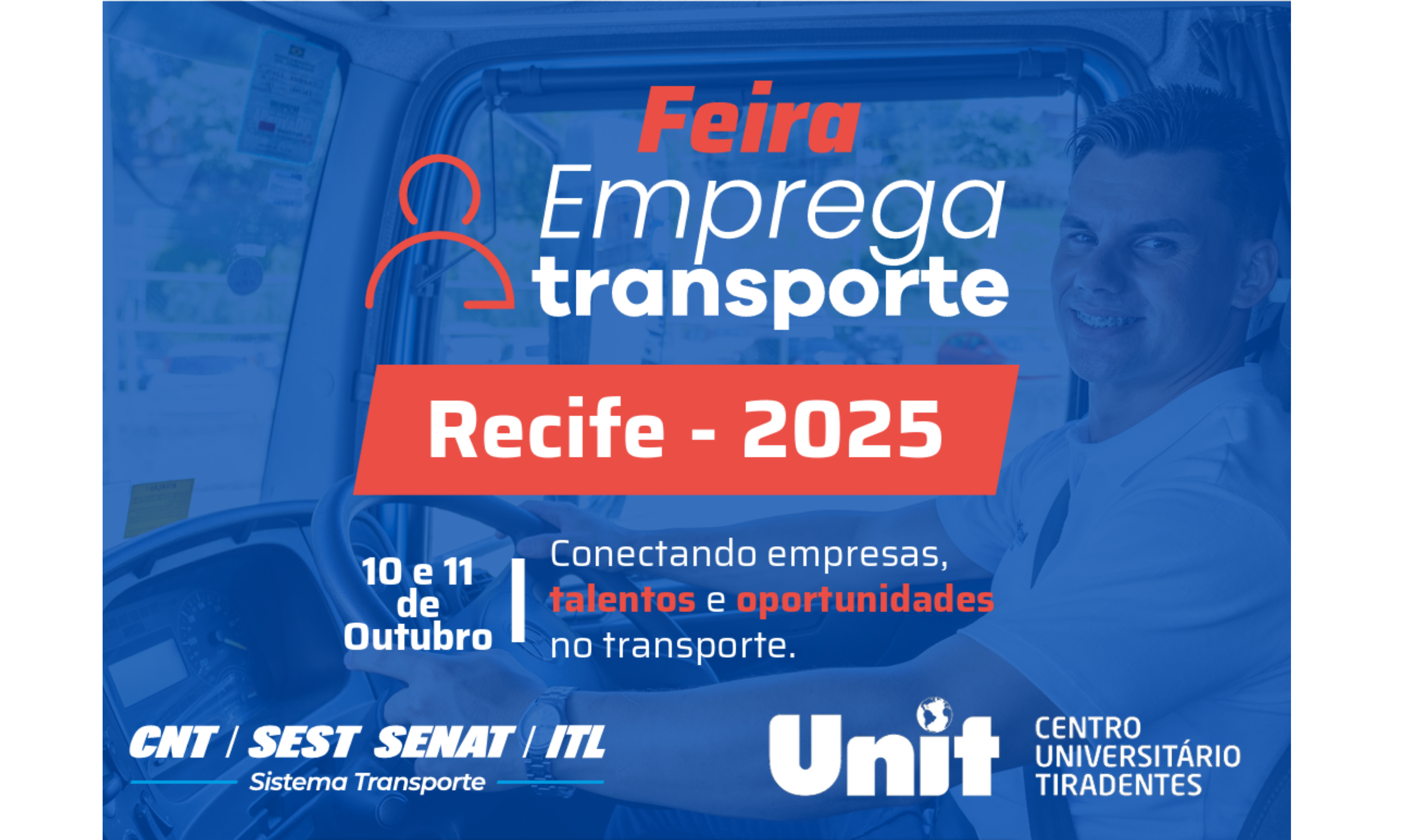 Unit-PE recebe Feira Emprega Transporte, em parceria com o Sest Senat